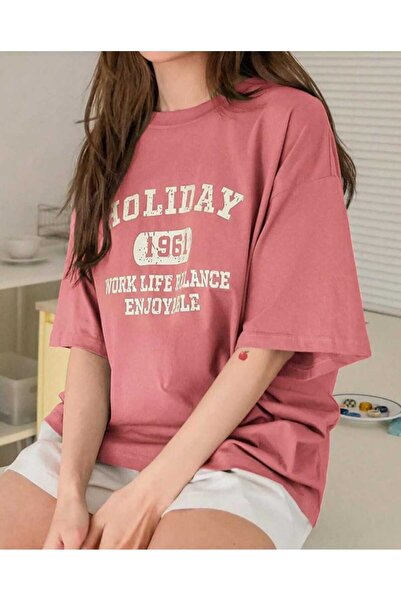 KOZİA OUTDOORS TRICOU BASIC UNISEX OVERSIZE CU IMPRIMEU DE SĂRĂRI MALKOÇBEY