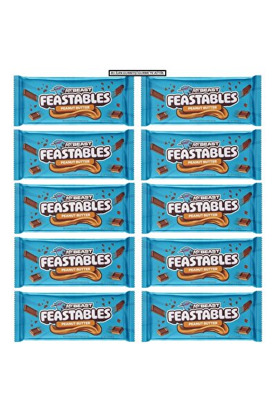 Gurbetçi Gurme MR BEAST FEASTABLES 10'LU PEANUT BUTTER