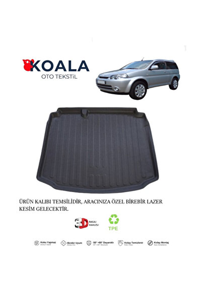 KoalaOtoTekstil HONDA HRV 5 KAPI (2001-2006) Bagaj Havuzu