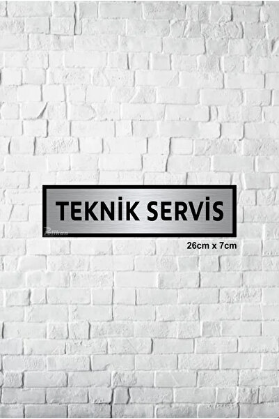 Pelikan Reklam Teknik Servis Yazılı Ofis Kapı Tabelası Yapışkanlı