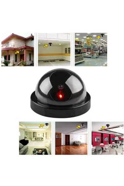 co arma 2 AA Battery Powered Dummy Security Camera with Flashing Red Light