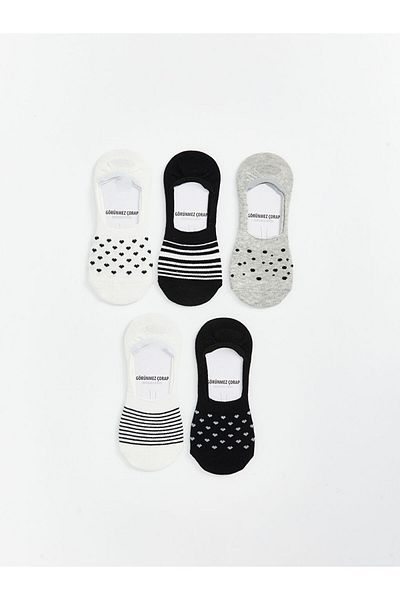 LC Waikiki New Season Patterned Women's Ballerina Socks 5 Pack - S58980Z8