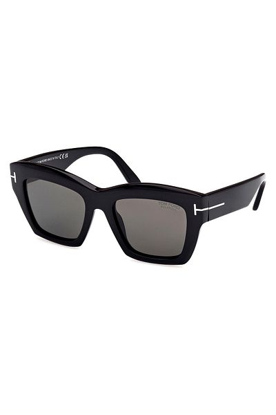 Tom Ford Luna (Ft1191-01D) 52 |   Polarized Women's Black Sunglasses