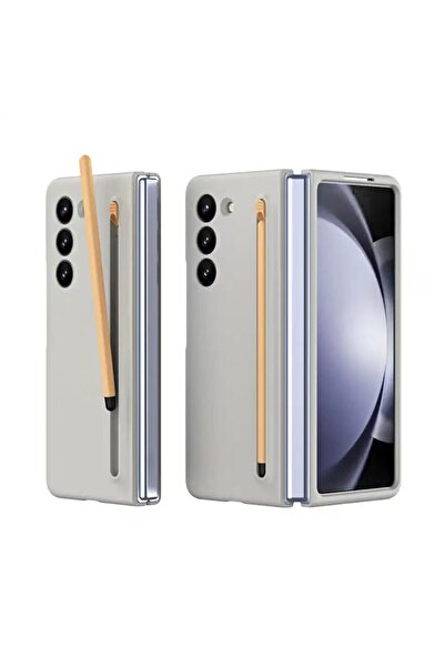 zore Pandatech Samsung Z Fold 6 Uyumlu Kalemli Silikonlu Kılıf