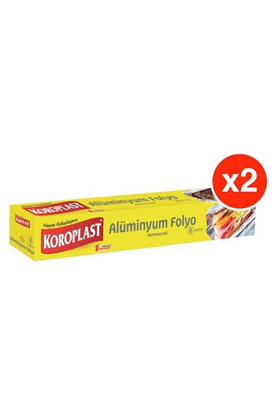 Koroplast 8 Meters Aluminum Foil - 2 Packs (30 Cm)