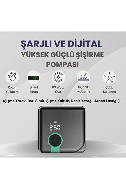 post alley Araba Hava Kompresörü Lastik Şişirme Arabalar Için Taşınabilir Ele...