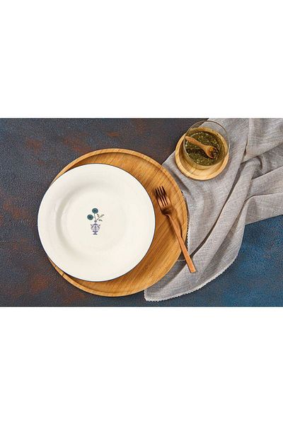 Porland 04Alm 008035   Vaso Piccolo Pattern1 Flat Plate 27 cm