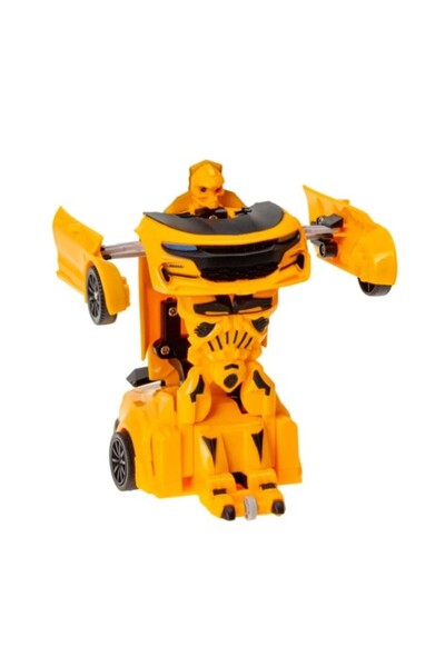 Retoys Transformers Robota Dönüşen Çek Bırak Çarpınca Robot Olan Oyuncak Arabalar 2'li Set