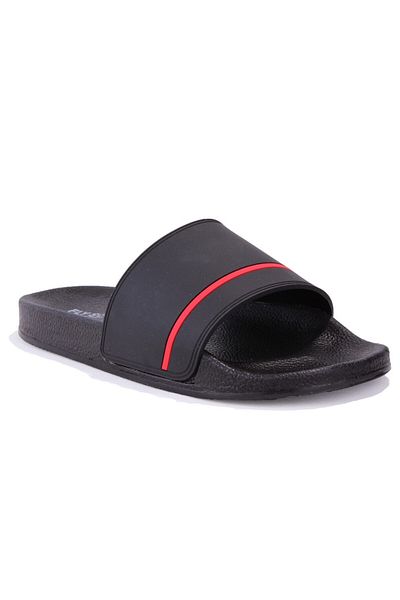 FLY SOFT S 263050   Black Red Daily Orthopedic Men's Sports Slippers