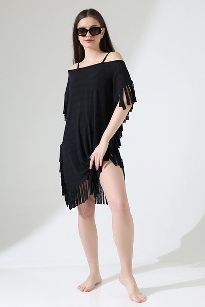 Esberin Jacquard Tasseled Pareo