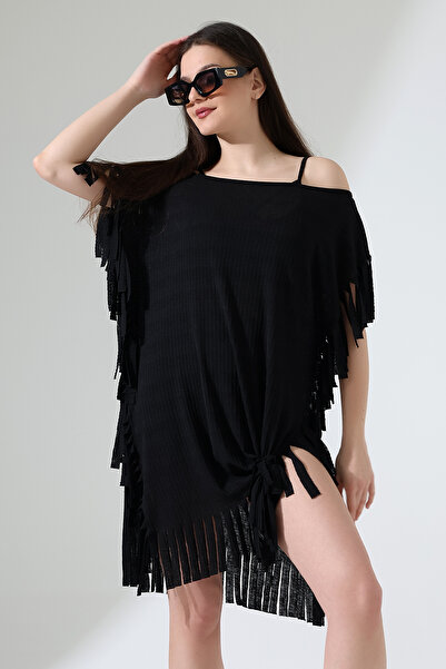 Esberin Jacquard Tasseled Pareo