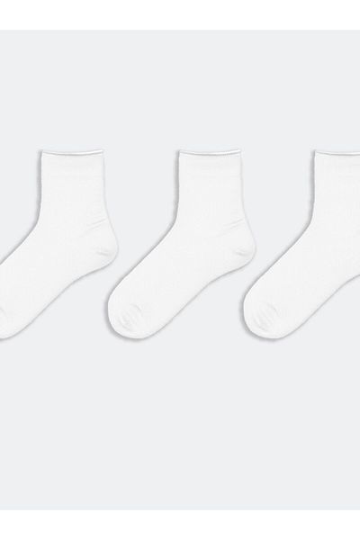 LC Waikiki New Season Women's Flat Socks 3-Piece - S50671Z8