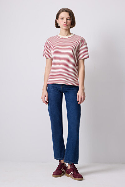 Touché Privé Striped Basic T-Shirt