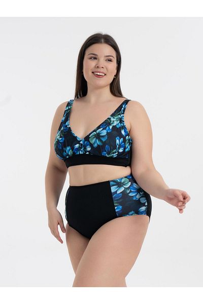 AQUAVİVA Set de bikini Nadide pentru femei Aquaviva, mărime mare, cu model trifoi albastru