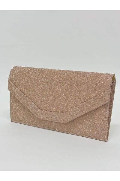 NAZART Women's Crystal Powder Evening Dress Clutch Chain Strap Hand Wedding Engagement Night Shoulder Bag