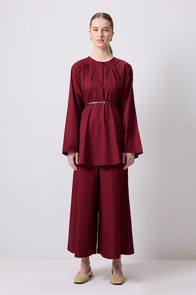Touché Privé Belted Tunic Pants Suit