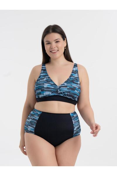 AQUAVİVA Set de bikini Nadide pentru femei Aquaviva, mărime mare, negru, albastru