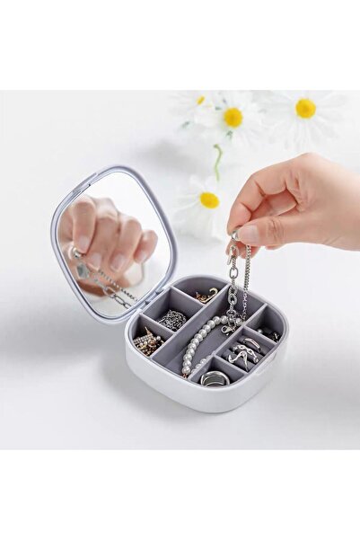 co arma حقية تنظيم المجوهرات والمكياج صغيرة الحجم مناسبة للسفر