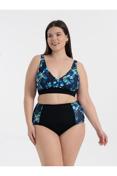 AQUAVİVA Set de bikini Nadide pentru femei Aquaviva, mărime mare, cu model trifoi albastru