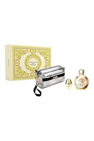 Versace Eros Pour Femme Perfume Set + Eau de Parfum + Golden Globe Perfume