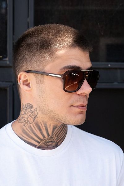 Roger Bacon Men's Brown Sunglasses