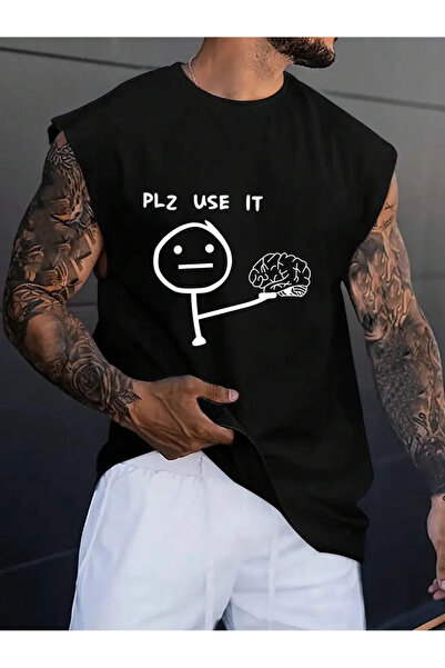 bellanova Χρησιμοποιήστε το - Αμάνικο μπλουζάκι με στάμπα σε μεγάλο μέγεθος