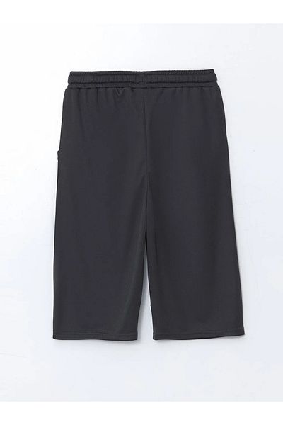 LC Waikiki Lcw Kids Anthracite Elastic Waist Boys' Shorts