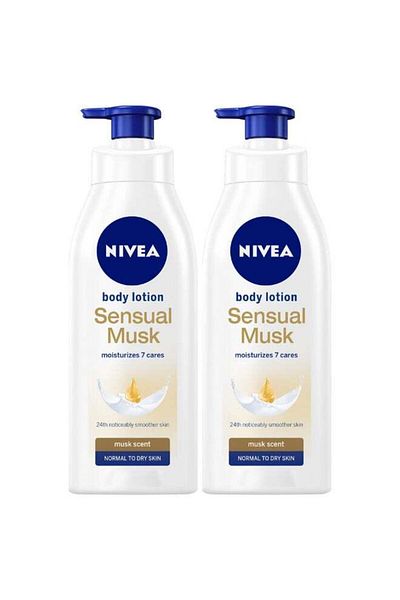 NIVEA Pack Of 2 Sensual Musk Body Lotion 400Ml - لوشن للجسم سينشوال ماسك - عبوتان 400ملليلتر