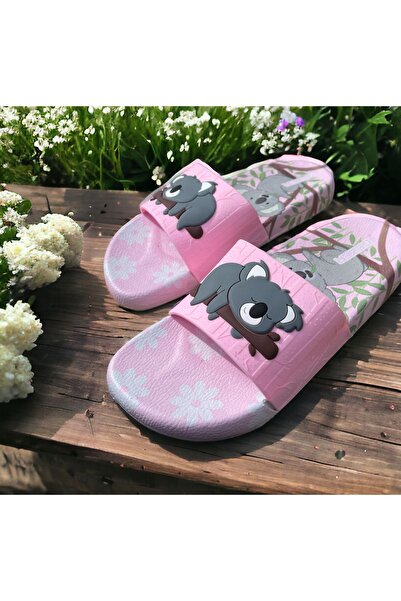 GEZER Baykuş Detaylı Kaymaz Plastik Havuz Deniz Banyo Balkon Teras Ev Ve Sokak Terliği