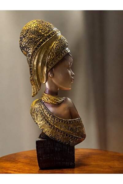 Lara Karma Polyester Dekoratif Etnik Kadın Biblo