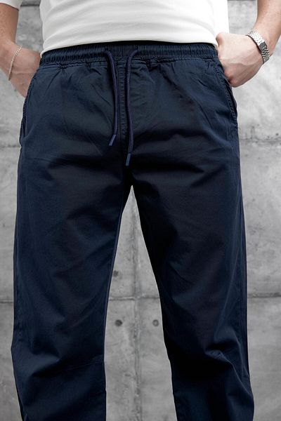 NOMARC Παντελόνι Navy Blue Yp με ελαστικό πόδι