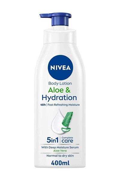 NIVEA Aloe Vera Moisturizing Body Lotion 400ml - Pack of 2