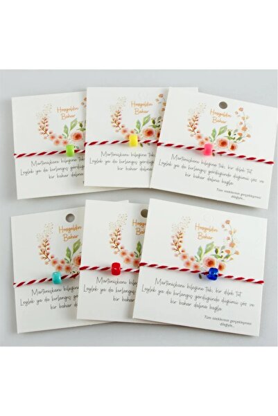 FUDER Renkli Boncuk Marteniçka Bileklik (10 ADET)