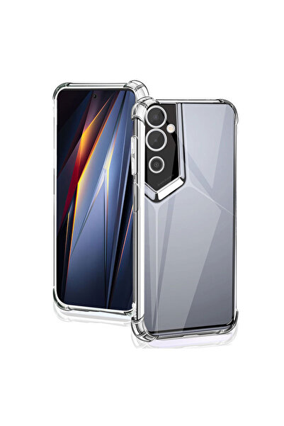 CaseArt Tecno Pova Neo 2 Cover Camera Protected Airbag Antishock Corner Protected Transparent Silicone Case