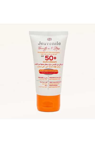Jeuvenile Spf 50 Sun Cream | كريم واقي من الشمس حماية عالية جدًا Spf 50