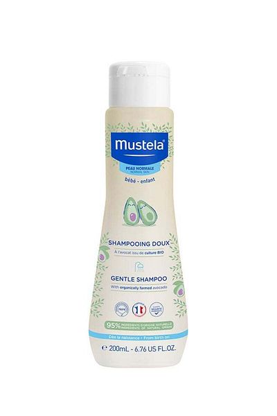 Mustela Gentle Baby Shampoo with Organic Avocado Extract, 200ml