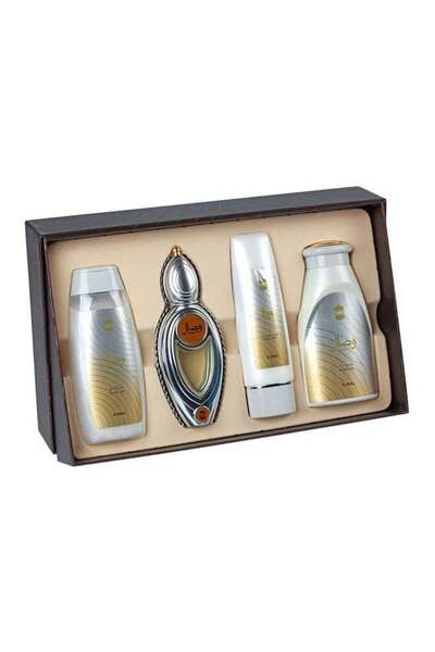 Ajmal Wisal Gift Set: EDP (50ml), Shower Gel (200ml), Body Lotion (100ml), Powder (200g)