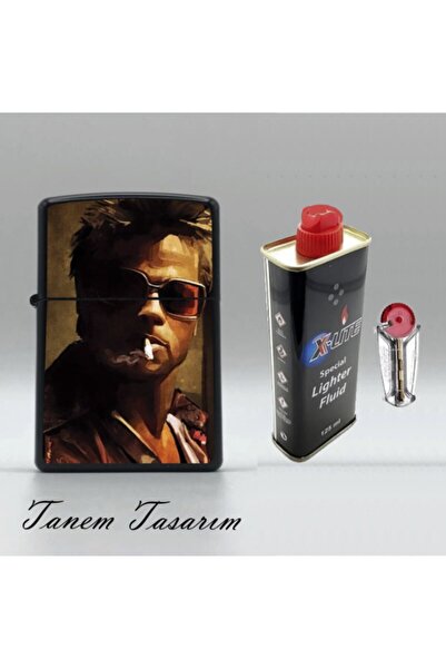 Tanem Tasarım Marlboro - Benzinli Çakmak(x-lite Benzin Gazı 125 Ml Ve 5'li Ça...