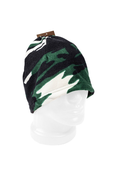 SAVEX Polar Beanie - Green Camouflage