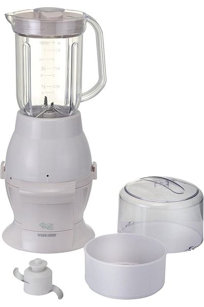 Black&Decker 700 Watts Power Chopper with Blender, White - FX350B-B5