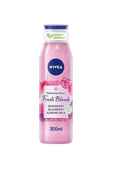 NIVEA Shower Gel Fresh Blends Raspberry 300ml(9384) --- نيفيا جل استحمام منعش بالتوت 300مل