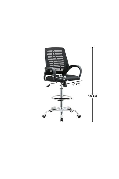 Ebticar Black Ergonomic Office Chair with Armrests