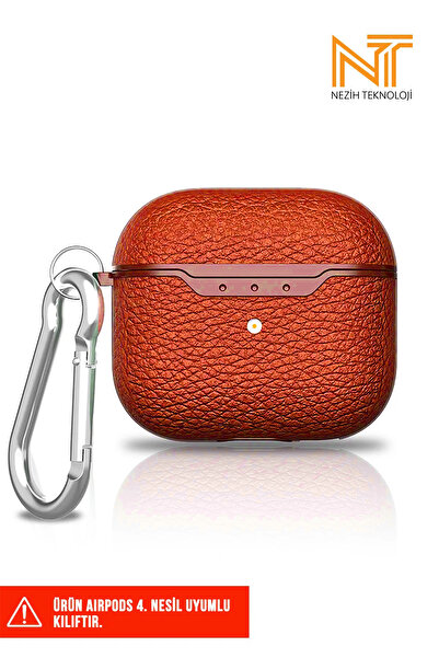 Nezih Case 4. Nesil Uyumlu Airbagli Deri Desenli Silikon Kılıf