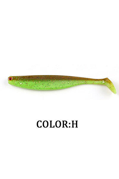 Choice 70 مم 8 قطع 2.55 جرام H جديد Supercontinent ShadTeez T-tail 50 مم 70 م...