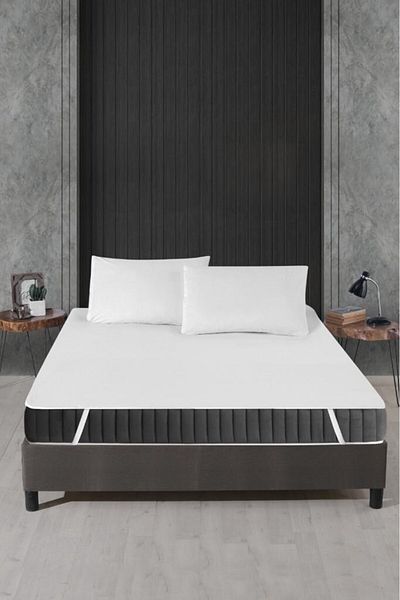 shop Mattress Protector Cotton Four Corner Rubber Mattress Protector 160*200 cm