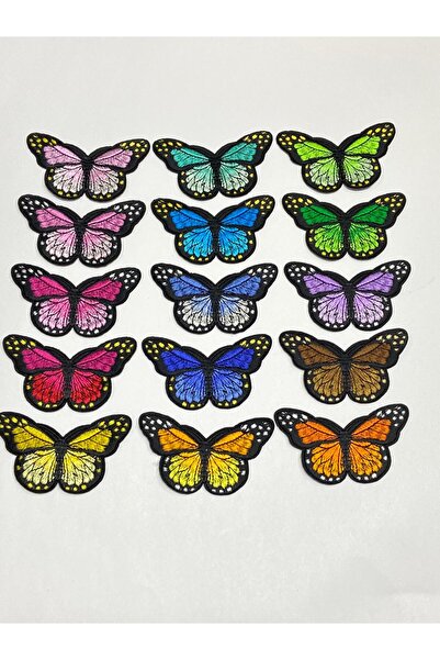 karantuhafiye Kelebek Arma / Ütü İle Yapışan Arma / 8 cm /B126/