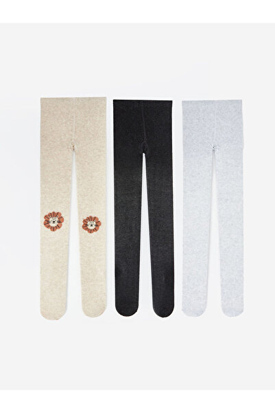LC Waikiki Patterned Men's Pantyhose 3-Piece