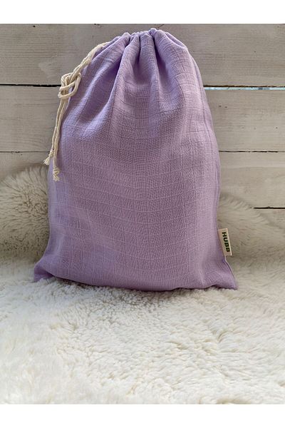 Hubb Muslin Cotton Fabric Drawstring Bag 30*40 Bread Bag Clothing Pouch