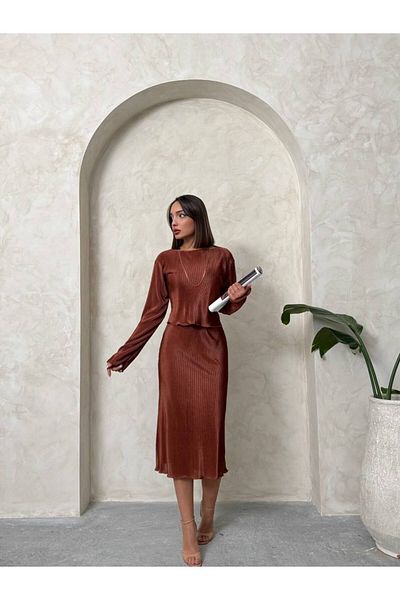 fhk atelier Crinkle Skirt Set
