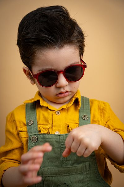 Focus On Unisex Polarized Kids Sunglasses |   Red |   2-8 Years |   Light Flexible